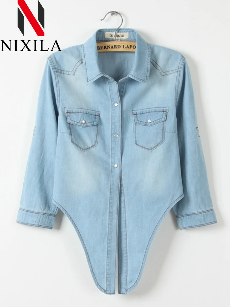 Spring Autumn Jean Jacket for Women Korean Fashion Denim Coats Elegant Sexy Long Sleeved Tops Retro Cardigan for Female Clothing