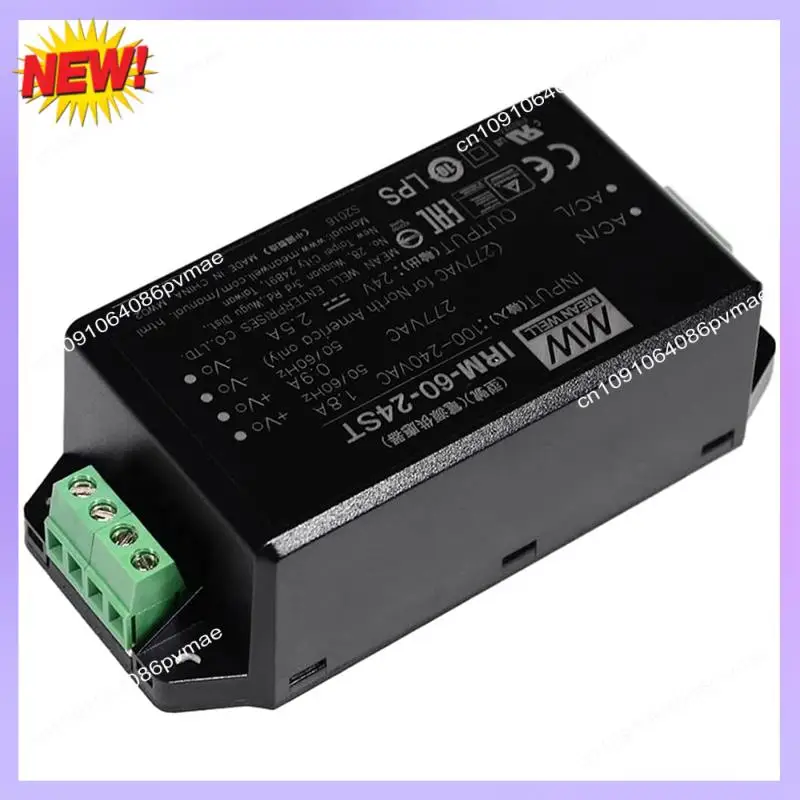 T24C 60W 24V 1,25A Netzteil Treiber IRM-60-24ST Schraubklemmen Typ AC-DC Netzteil Treiber Konverter Transformator