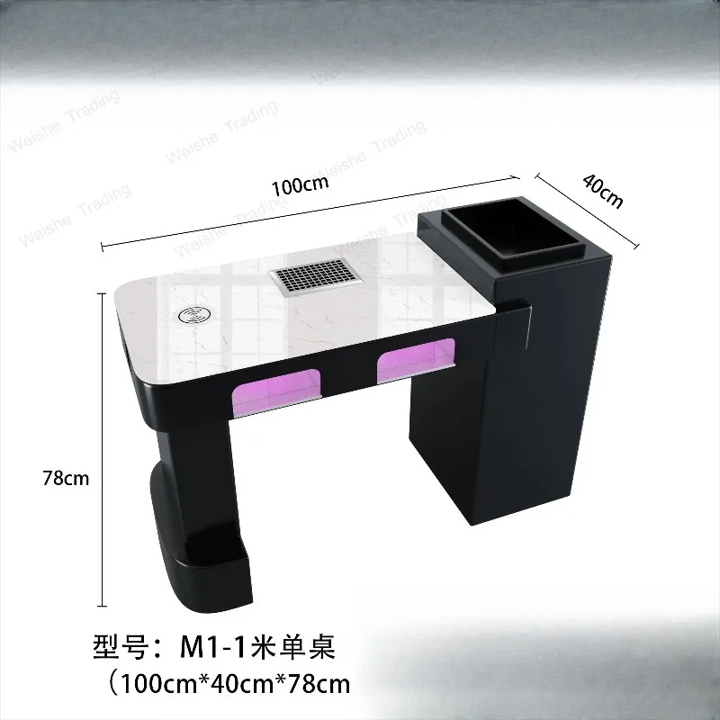 Unique Trendy Nail Table Professional Modern Cute Multifunctional Nail Table With Dust Collector Premium Table Ongle Furniture