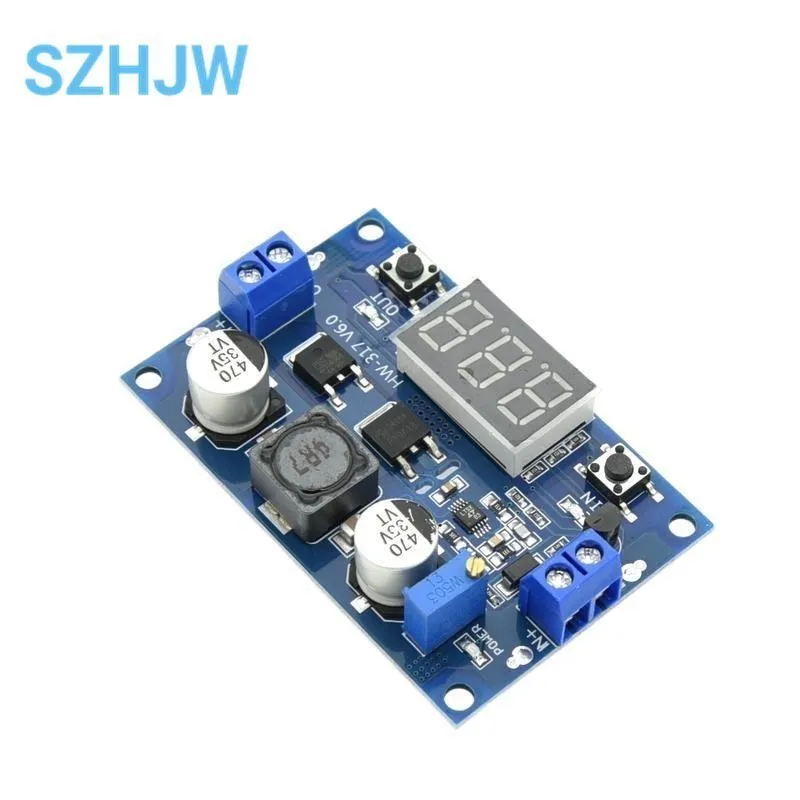 DC DC-DC 3~35V To 3.5~35V LTC1871 Booster Step Up Step-up Module Converter Regulated Power Supply+VoltMeter