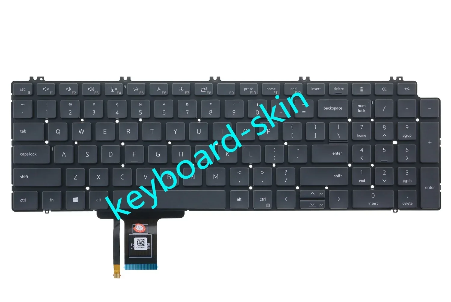 

Новая американская клавиатура без рамки с подсветкой для ноутбука Dell Precision 7550 7750 0713DM PK132V72B00 08XY7G PK132V71B00 PK132V72B01