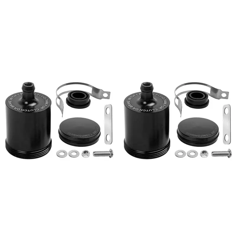 AB56-2X Motorcycle Brake Fluid Reservoir Fluid Cup Oil Reservoir Tank For Front Brake Small Oil Pot Aluminum Alloy