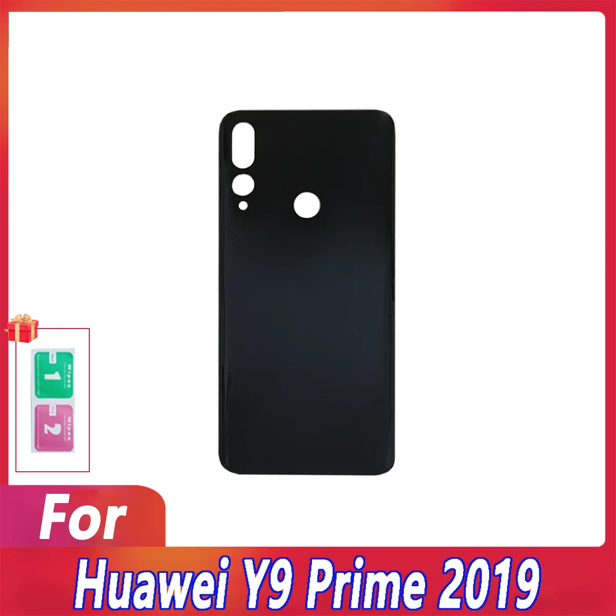 Super Back Battery Cover For Huawei Y9 Prime 2019 Back Battery Cover Case Rear Panel Housing Door Repair Case Parts
