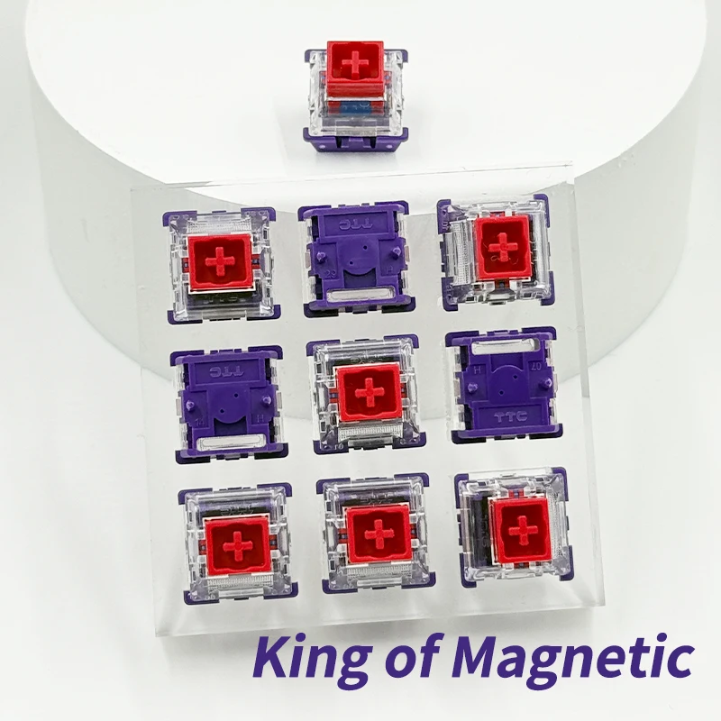 

Магнитные переключатели TTC для механических клавиатур: высокая светопропускная способность, для киберспорта и игровых ПК (ATK68, NA87, HM66)