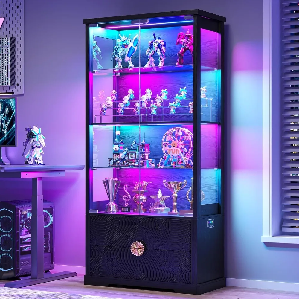 #8 Latest Glass Display Cabinets Offers