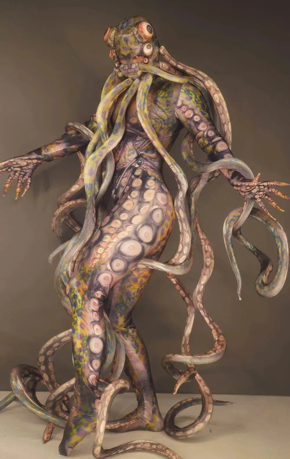 Schreckliche Oktopus-Monster-Cosplay-Kostüme für Damen und Herren, Tentakel-Jumpsuit, Erwachsenen-Rollenspiel-Tänzer 2026 – Detail 5