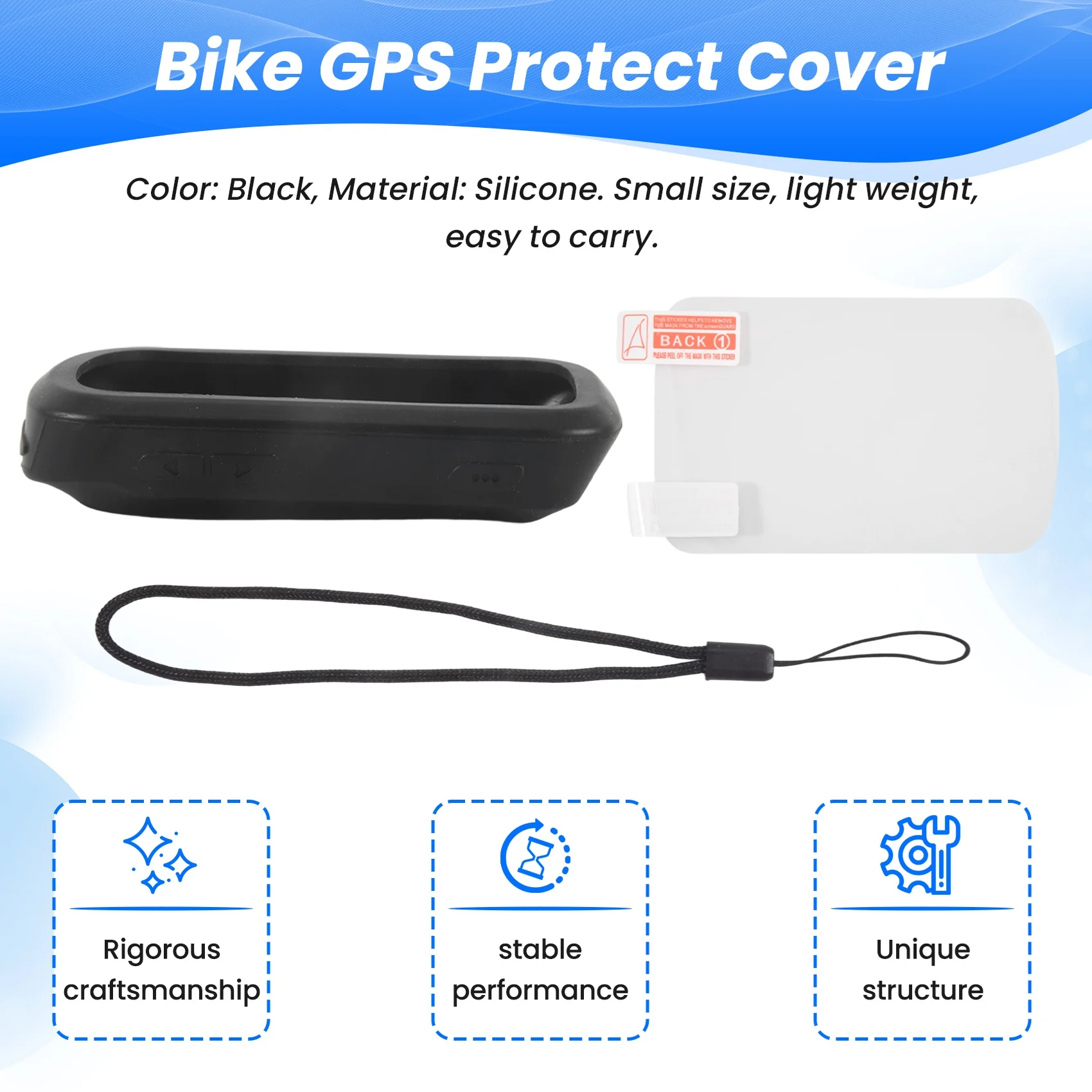 ABXI Bike Silicone Protective Cover For IGPSPORT BSC200 Case Of GPS Bicycle Computer Protection With Screen Film