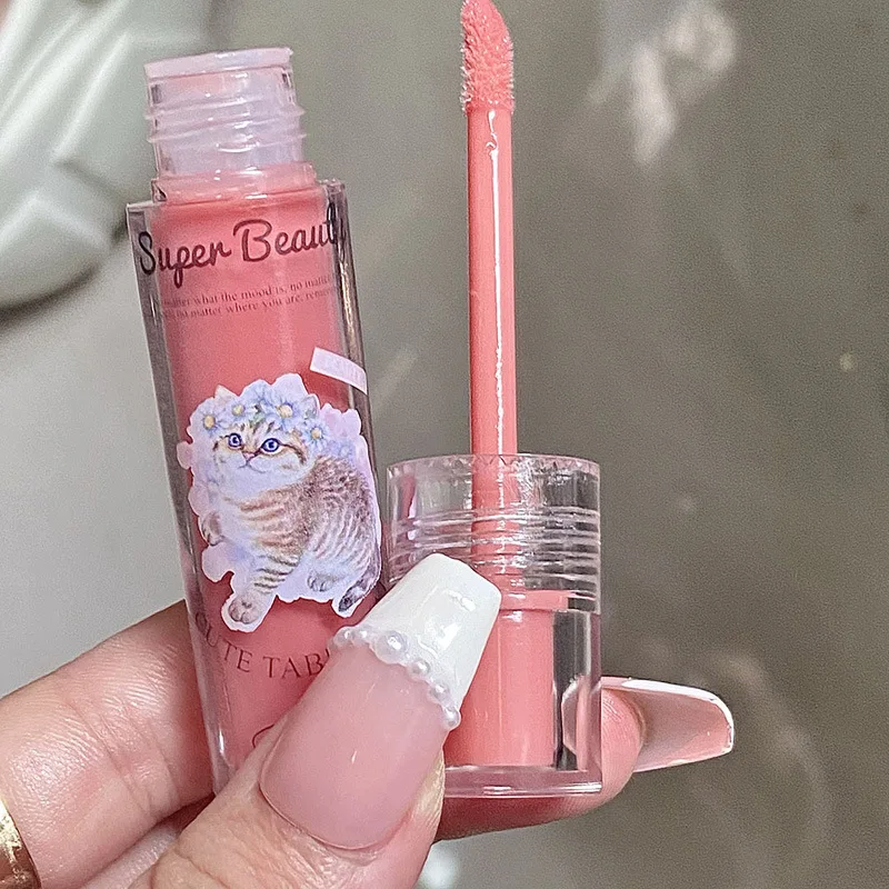 Brillo de labios de gelatina de cristal, lápiz labial líquido de agua hidratante de larga duración, maquillaje de tinte de labios Sexy, Cosméticos Coreanos