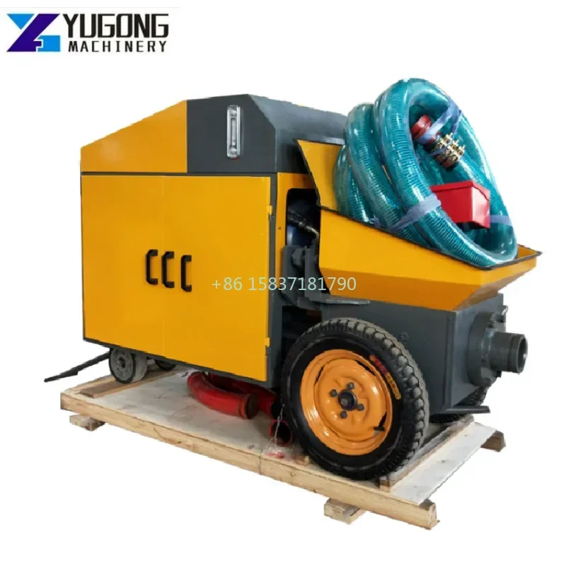 Hot Selling Cement Concrete Pump Multifunctional Concrete Pumping Machine Diesel Engine Electric Shotcrete Concrete Pump Mixer