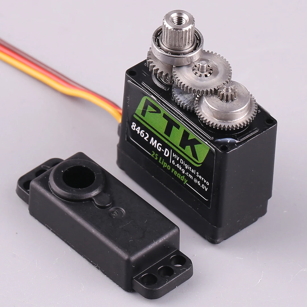 PTK 8462MG-D Metal Tooth Digital High-Voltage Servo 7.4V Glider Model Fixed Wing 17g Servo