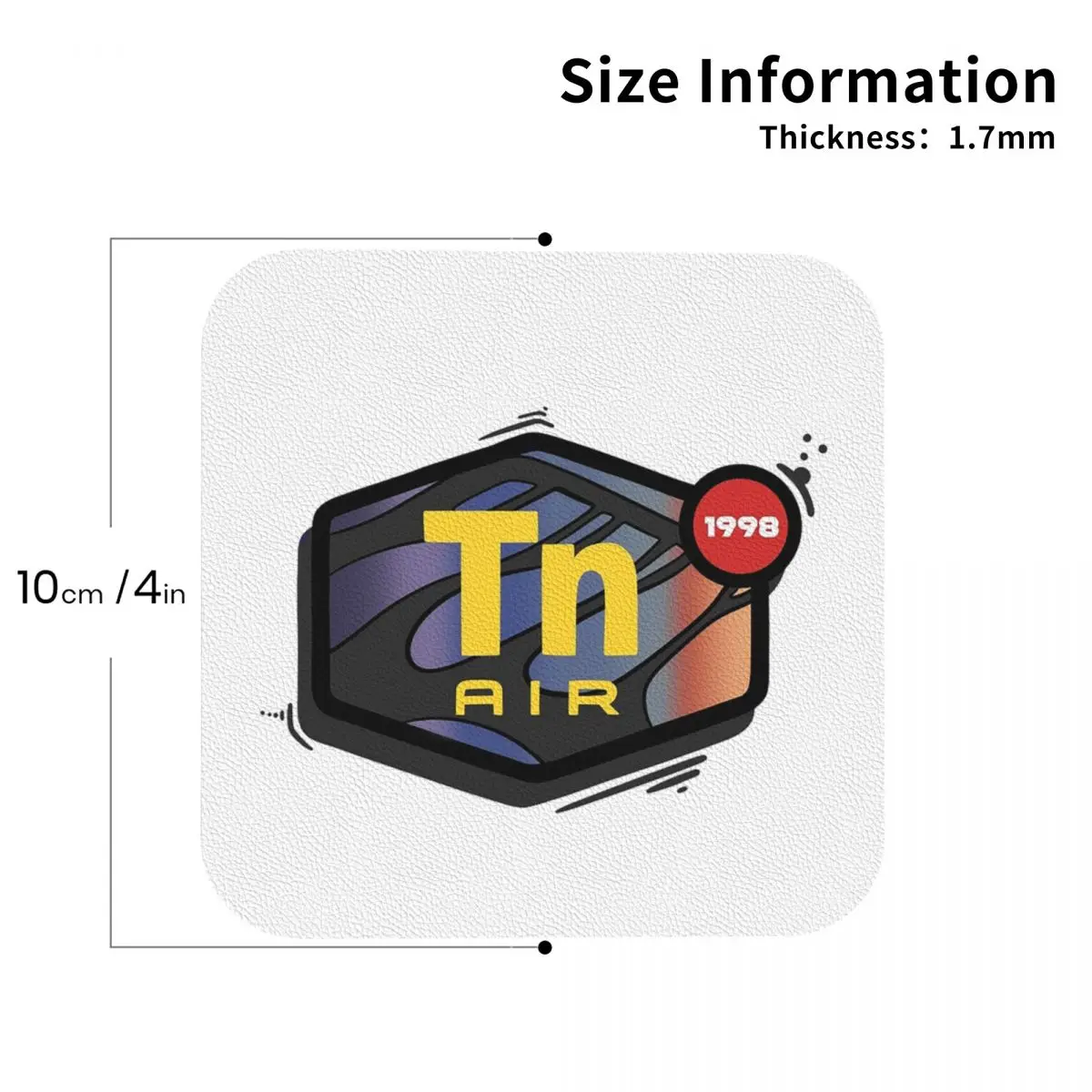

Подставки Air Max TN Plus, кожаные салфетки, нескользящие изоляционные кофейные коврики для дома, кухни, обеденные подушечки, набор из 4 шт.