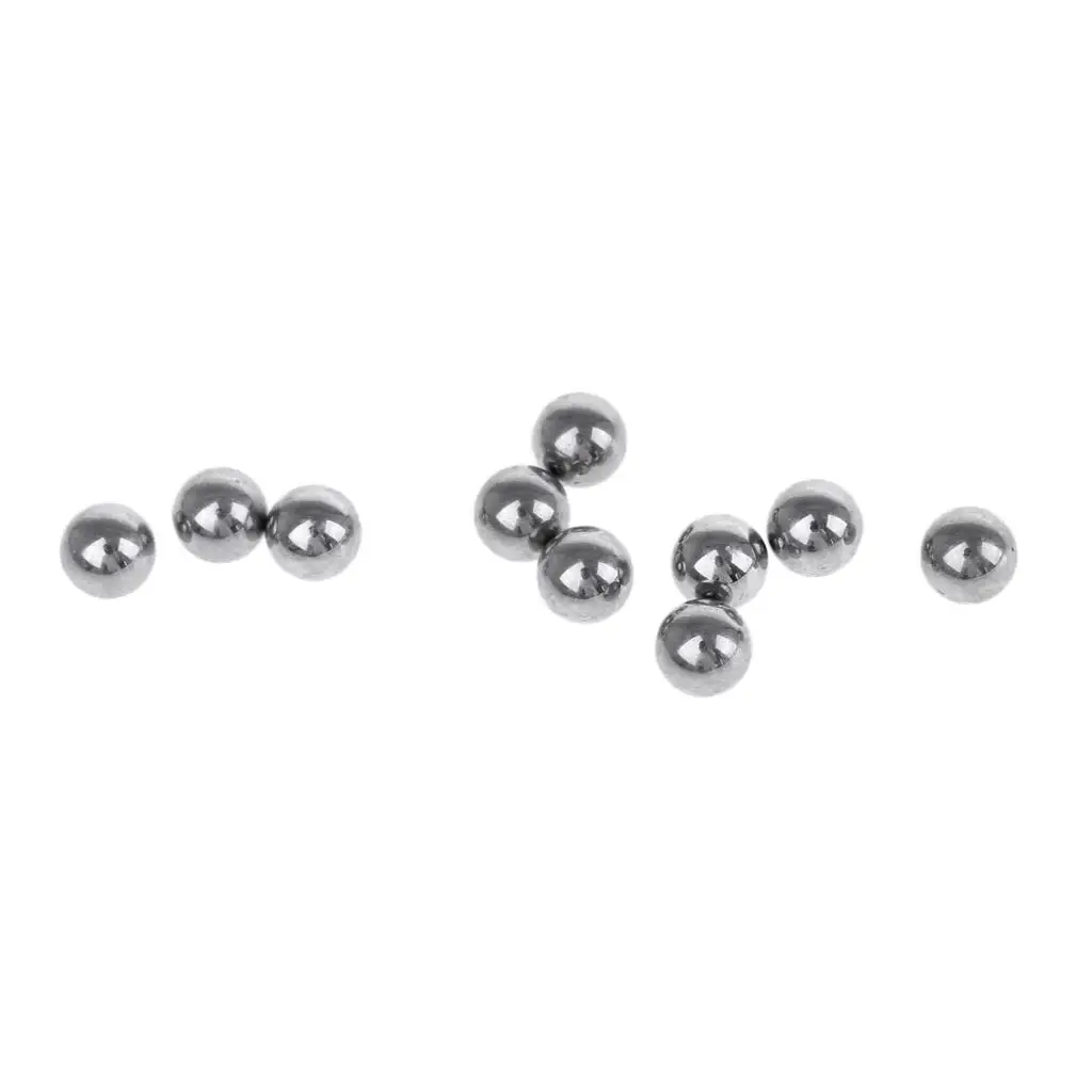 10pcs Hub Axis Steel Ball Bearing Set Abrasion Resistant Bike Accessories for General Maintenance view 4