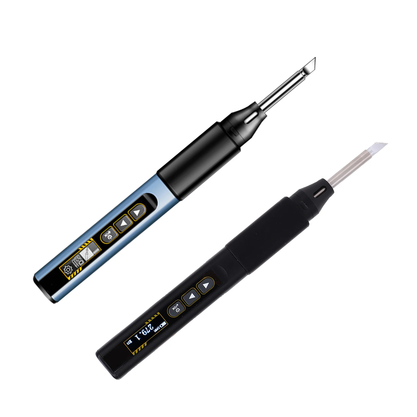 

Портативный паяльник 2-в-1, 75 Вт, с OLED-дисплеем, автоматическим отключением, быстрым нагревом и регулируемой температурой, мультиметр