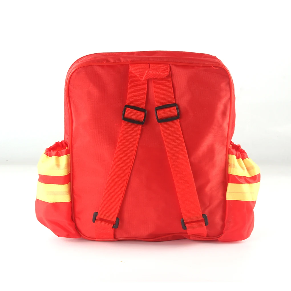 Set di giocattoli cosplay pompiere Giocattoli di carnevale uniformi pompiere per bambini Simulazione set di giocattoli pompiere con zaino a martello