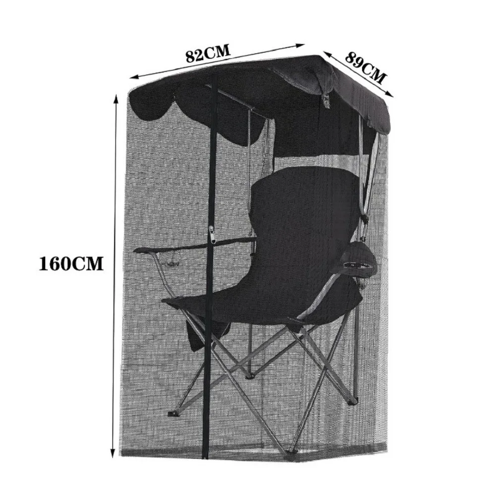 Waterproof Roof Mosquito Net Swing Rocking Chair Easy Setup Smooth Zipper Mosquito Net Cover Breathable Portable