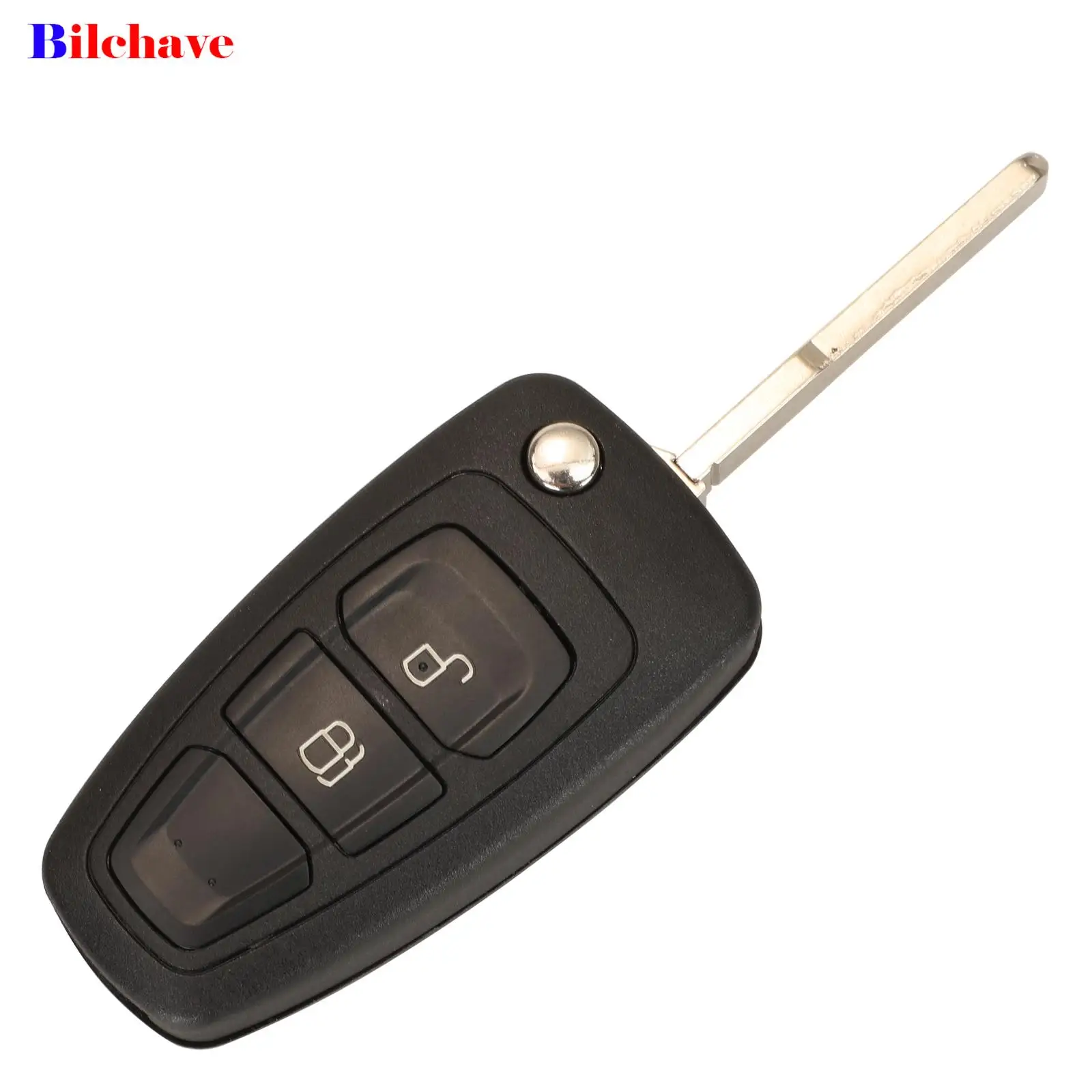 jingyuqin 5WK50165 For Ford Ranger TKE 2011-2015 Flip Smart Remote Car Key 433Mhz 4D63 Chip Fob HU101 Blade 2Button Replacement