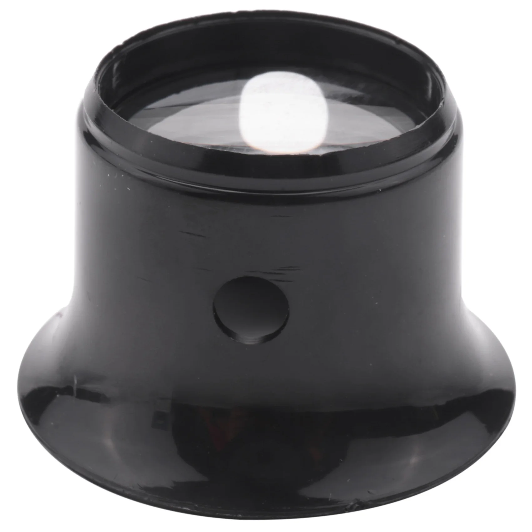 Watchmaker Loupe 10 times Magnifying glass jeweler eyepiece lens Black Vogue