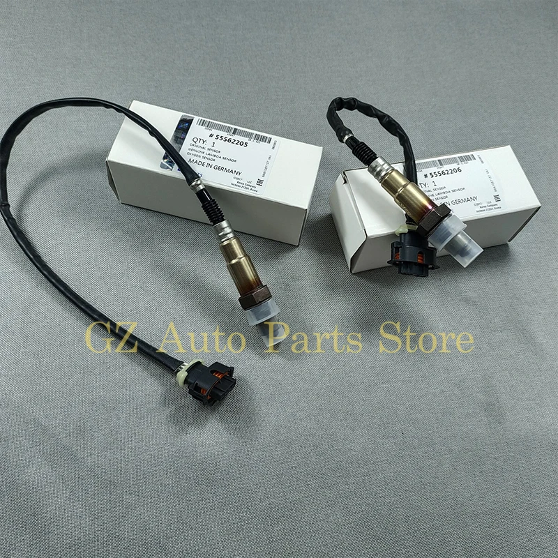 2PCS Oxygen Sensor Lambda For Chevrolet Cruze Sonic Cadillac Daewoo Vauxhall Opel Corsa Insignia Astra 55562205 55562206