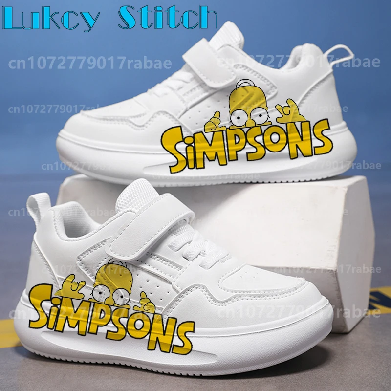 

Simpson модные кроссовки для девочек и мальчиков, детская обувь для скейтбординга, детская повседневная спортивная обувь для бега, студентов, подарок