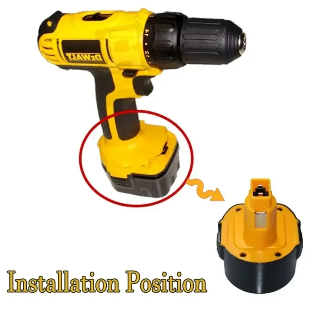 Dewalt Ni-MH 배터리용 배터리, DE9061, DE9062, DW9060, DW9061, DW9062, EZWA DE9036 29, 6800mAh, 9.6V