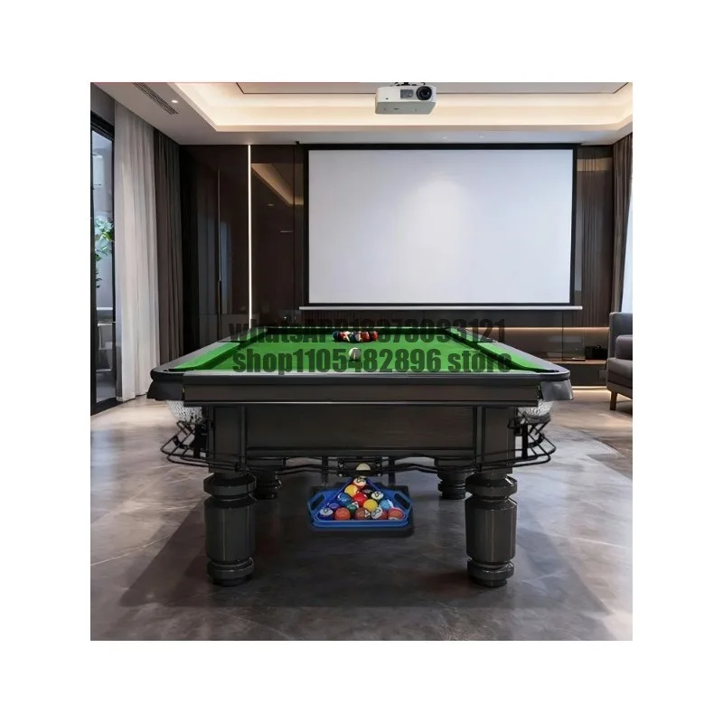 Billiard table Standard commercial household adult Chinese black eight billiard table tennis two-in-one black 8 case