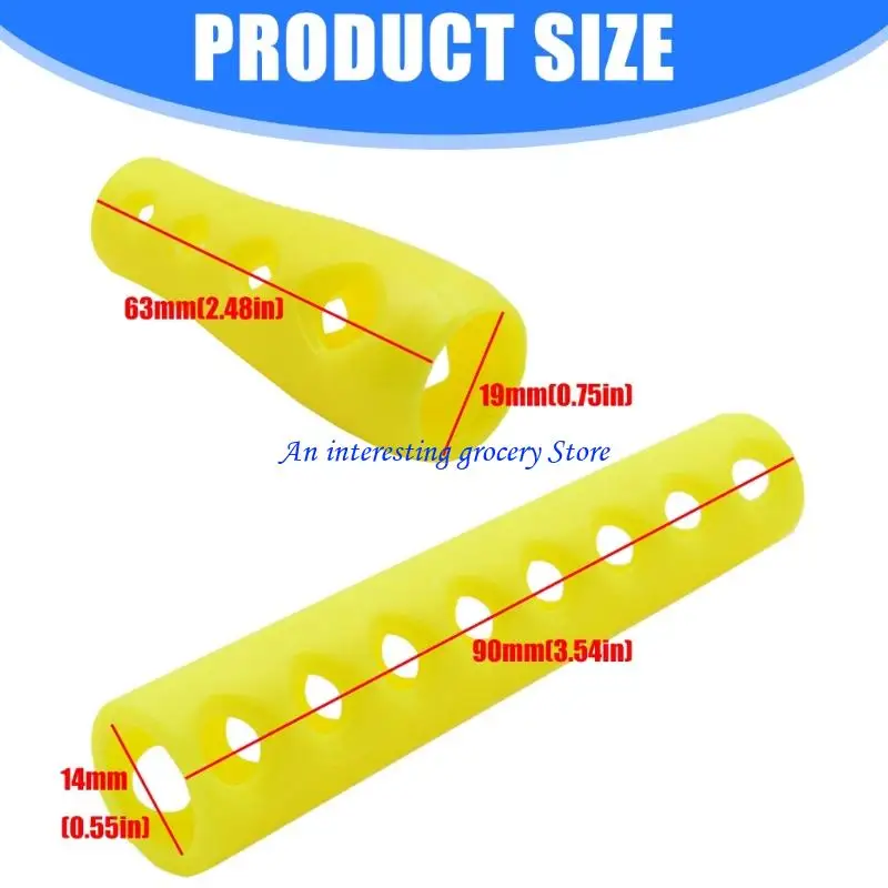 واقيات خرطوم الغوص المقاومة للتمزق 652D، طول ممتد، متانة صفراء زاهية #6