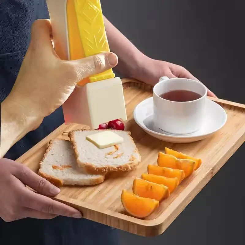 Handheld Automatic Butter Cheese Slicer Squeeze Dispenser Food Grade Plastic Kitchen Utensils for Baking