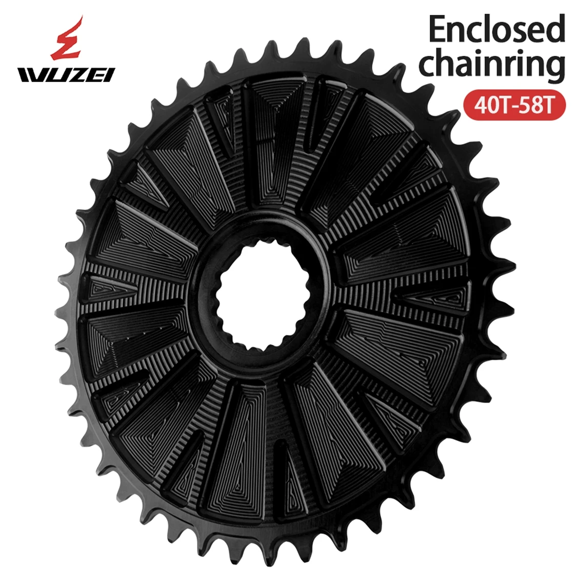 WUZEI Direct Mount Crown for Cannondale HollowGram SiSl 40T-58T Narrow Wide Bicycle Chainring Road Bike Chainwheel
