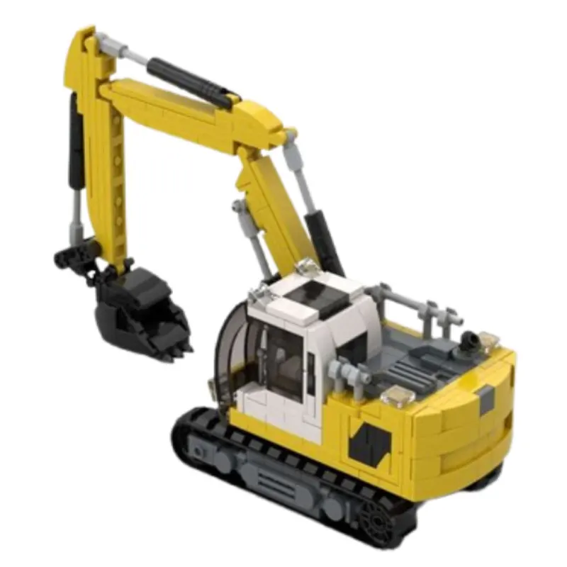 485PCS MOC-193214 Liebherr R 922 ( 8W ) Engineering Series Engineering Car DIY Model Building Blocks Excavator Assembly Of Build