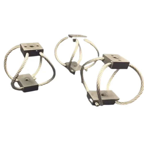 อุปกรณ์เสริม Handmade กล้องถ่ายภาพทางอากาศ Gimbal การควบคุมการสั่นสะเทือน GR2-6.7D-A ขนาดกะทัดรัดลวดเชือก Isolator