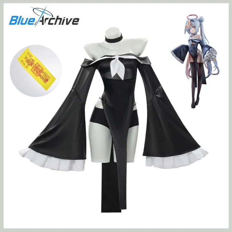 

Game Blue Archive The Animation Plana Cosplay Costume A.R.O.N.A Little Zombie Black Dress Shorts Woman Sexy Hallo8;c'4,t;6.j'2;
