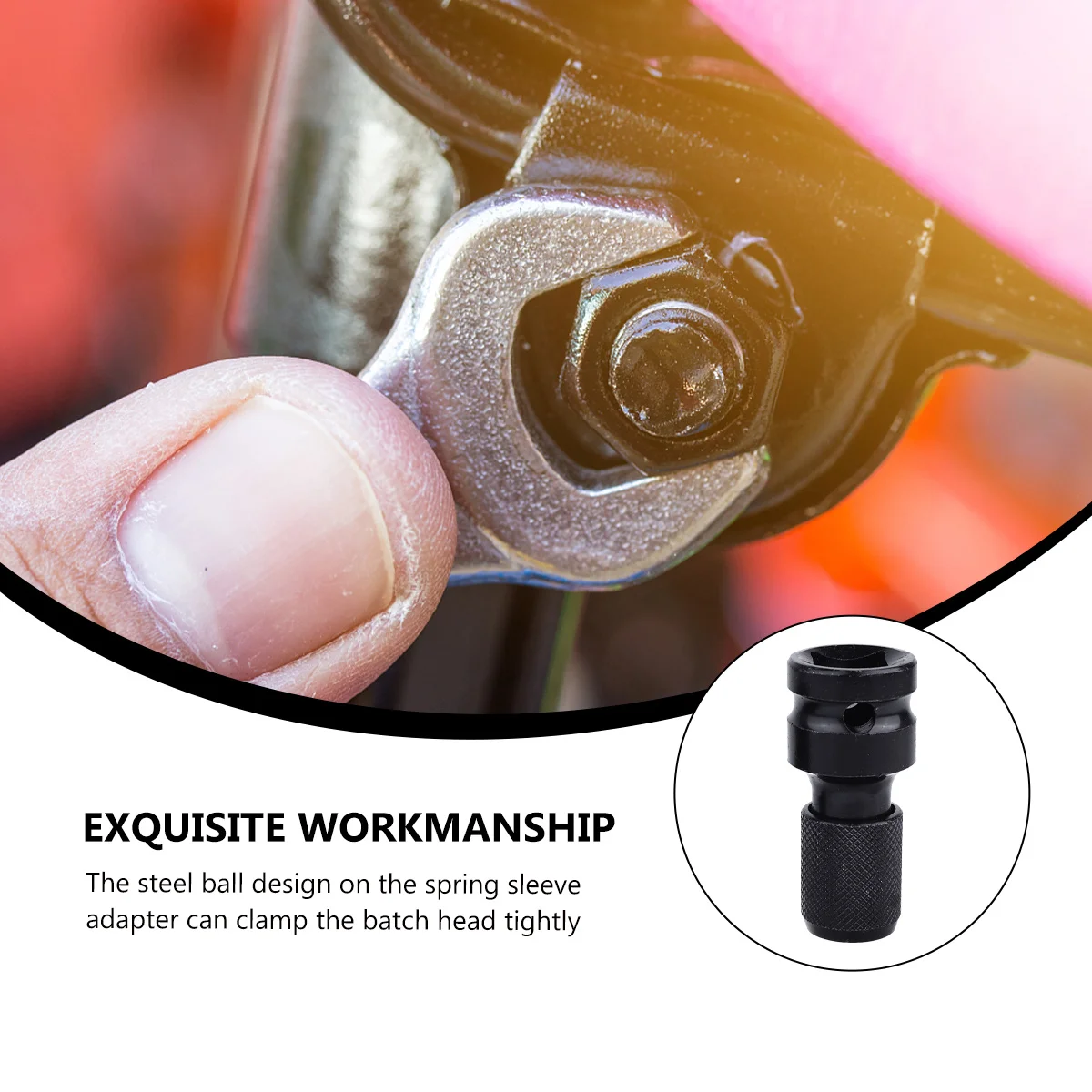 2 pezzi da 1/2 "a 1/4" chiave elettrica adattatore presa convertitore avvitatore a impatto a sgancio rapido per mandrino per trapano avvitatore a percussione