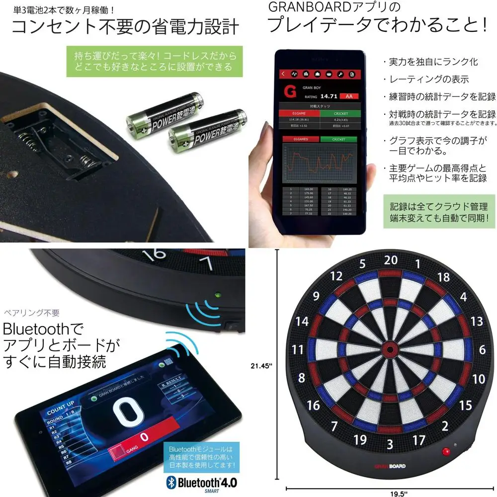 

Digital Dartboard - Dash Blue Edition