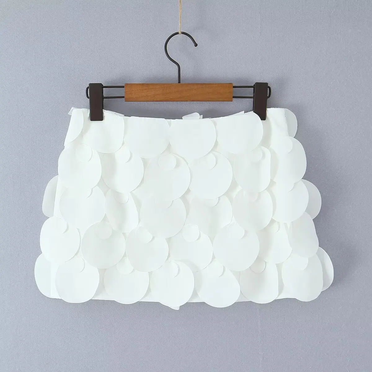 

Korejepo New Women Clothing European American Style Fashion Simple Handmade Decorative Circular Mini Skirts and Pants