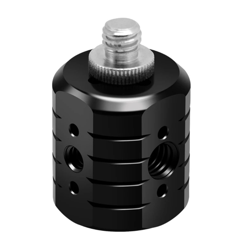 Kamera ve Telefon Stabilite Hassasiyetleri İçin Evrensel Diş Delikli Alüminyum Alaşımlı Tripod Montaj Adaptörü İşlenmiş L41E