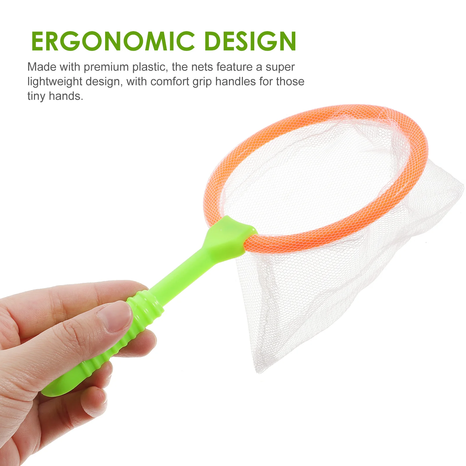 

Children's Plastic Large Fishing Nets Durable Kids Bug Catcher Nets Insect Collecting Net Bath Toy Adventure Tool