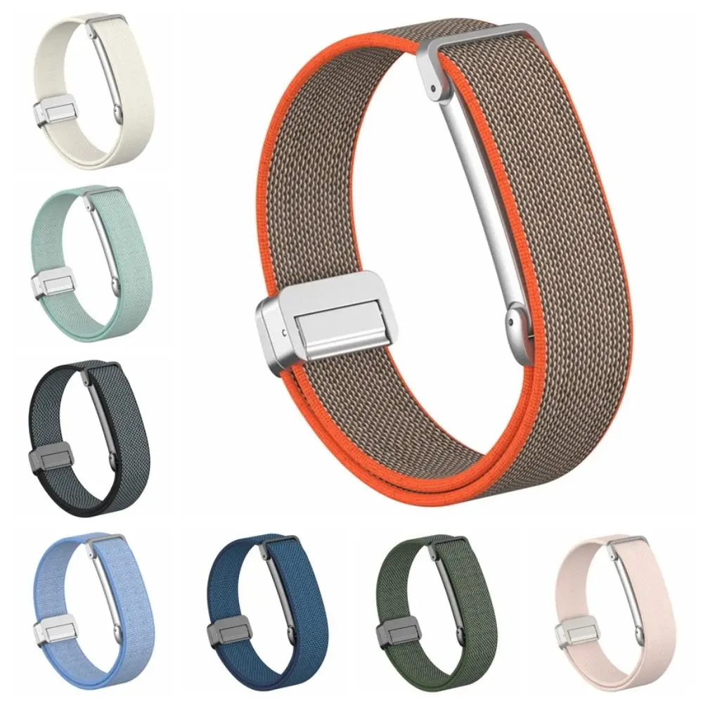 Nylon Sport Band Breathable Magnetic Fitness Tracker Strap Soft Adjustable Replacement Wristband for Google Fitbit Air