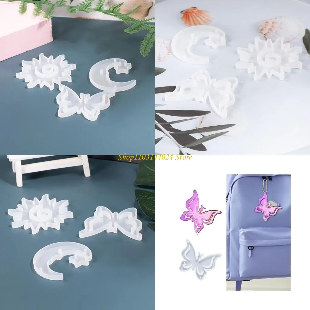 

N5KE Подвесные формы формы для брелок для создания ювелирных украшений для творческого ремесла и искусства