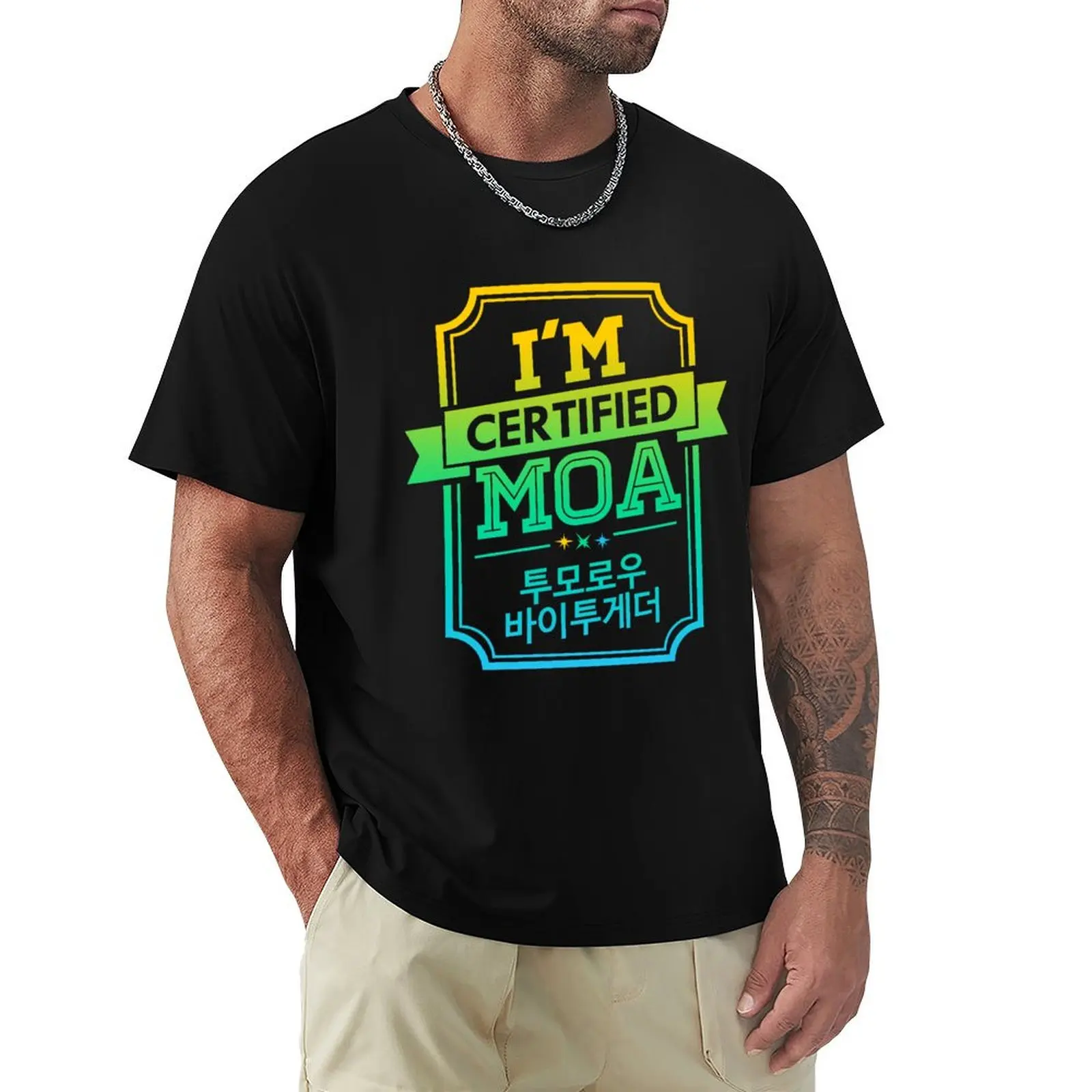 

Certified MOA - TXT T-Shirt Christmas Casual Short Sleeve Top