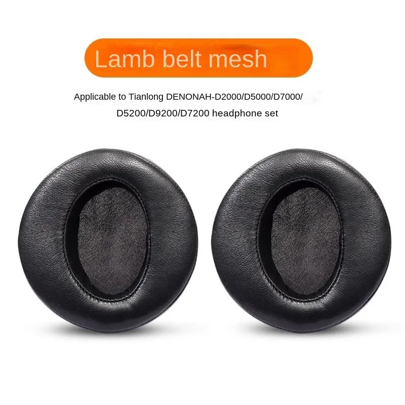 Sheepskin Ear Pads for DENON AH D2000 D5000 D5200 D7000 D7200 D9200 Headphones