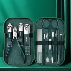 12Pcs Colorful Stainless Steel Nail Scissors Manicure Tools Nail Clipper Set Pedicure Care Cuticle Nipper Travel Kit Nail Art To
