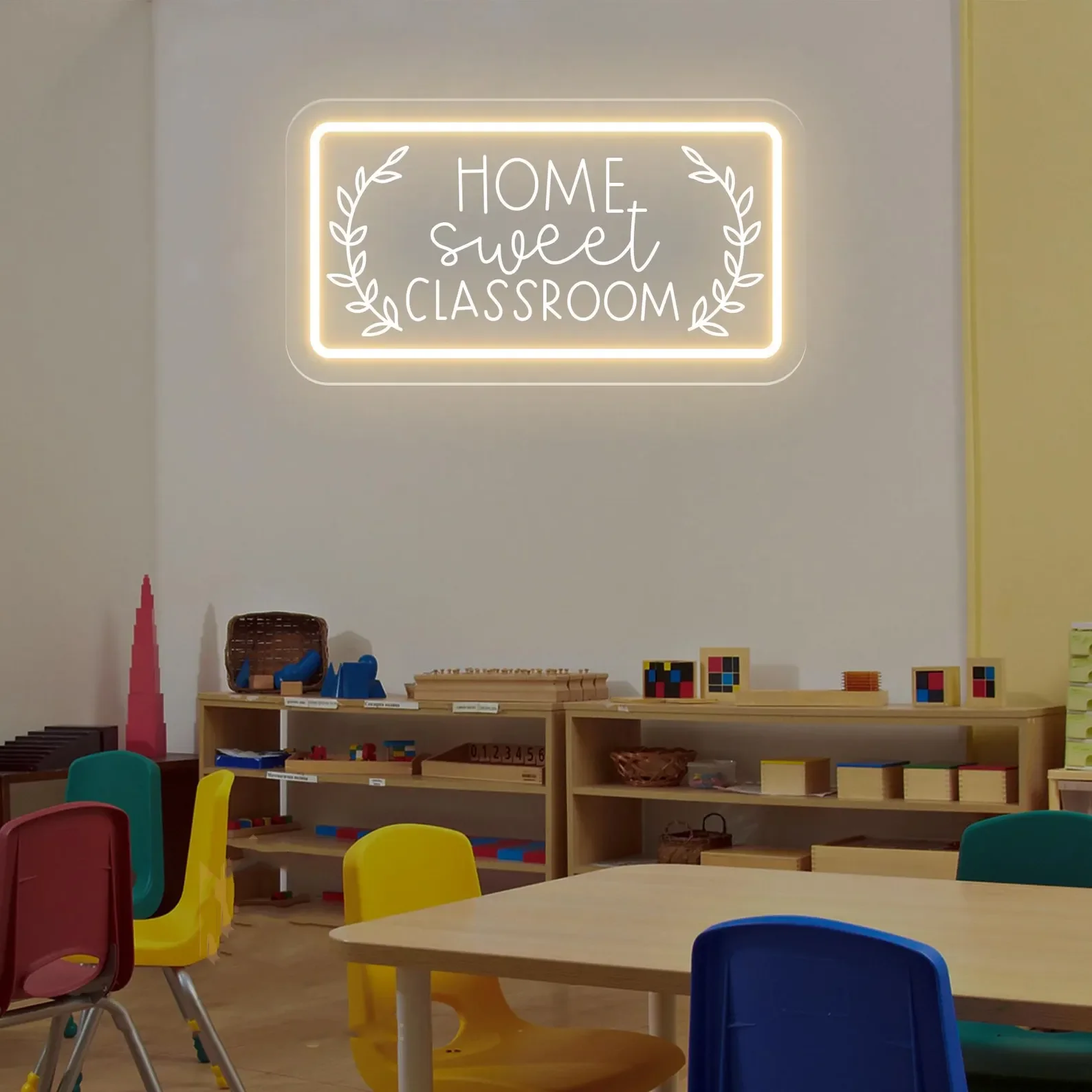 

Home sweet classroom neon sign, Classroom Door Hanger, Teacher's Day Gifts, Teacher Welcome Sign, Home Sweet Classroom,Classroom