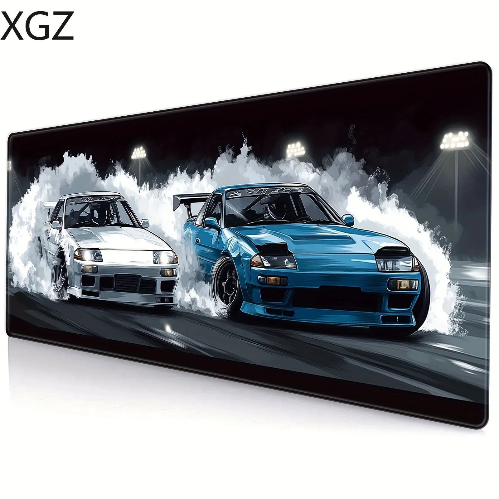 New BHJLAXR drift car JDM R34 gaming mousemat  anti-slip base large table pad suitable for office desktop accessories