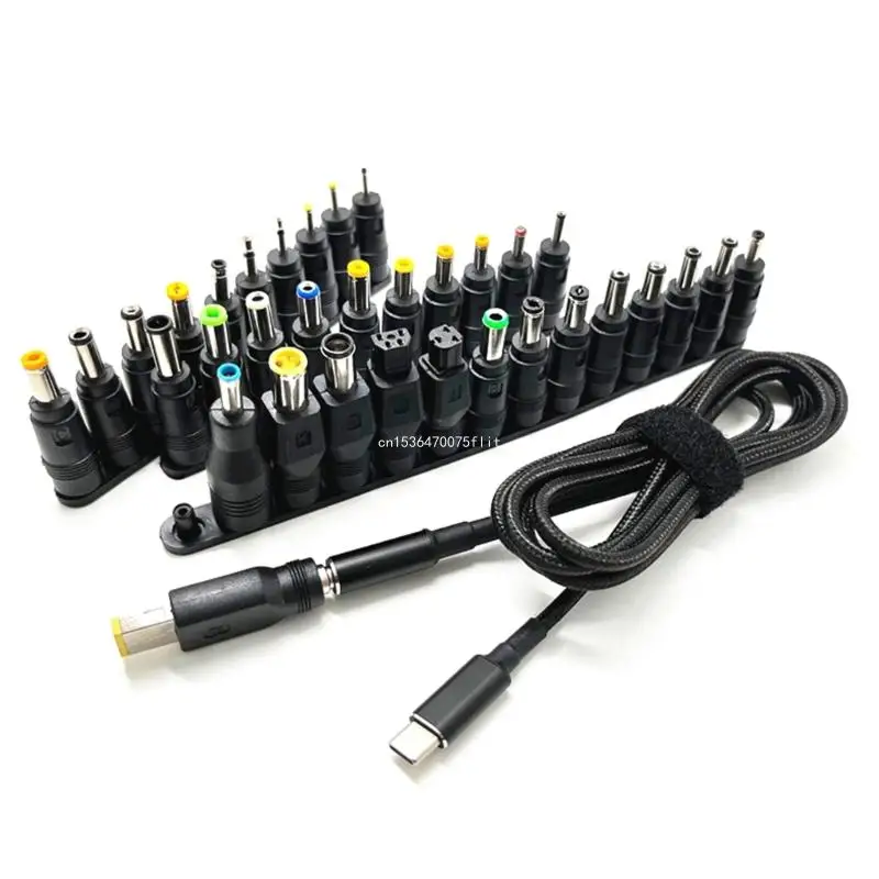 TypeC PD Charging Cable Cord Power Adapter Converter to 34 Plugs Male for Laptop Power Supply DropShipping