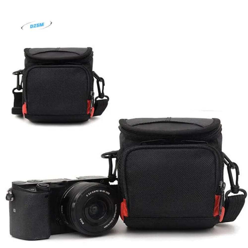 

Waterproof SLR Camera Bag Anti Spoilage Nylon Digital Shoulder Bag Mini Black Photographer Backpack SLR Camera