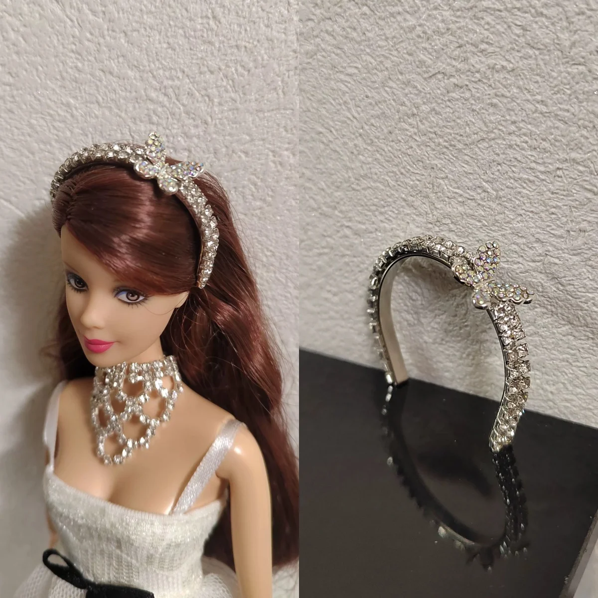 

1/6 Doll Jewellery Accessories Luxury Fairy Butterfly Hair Bands/Colourful Diamante Hair Bands Headwear For 30cm Supermodel Doll