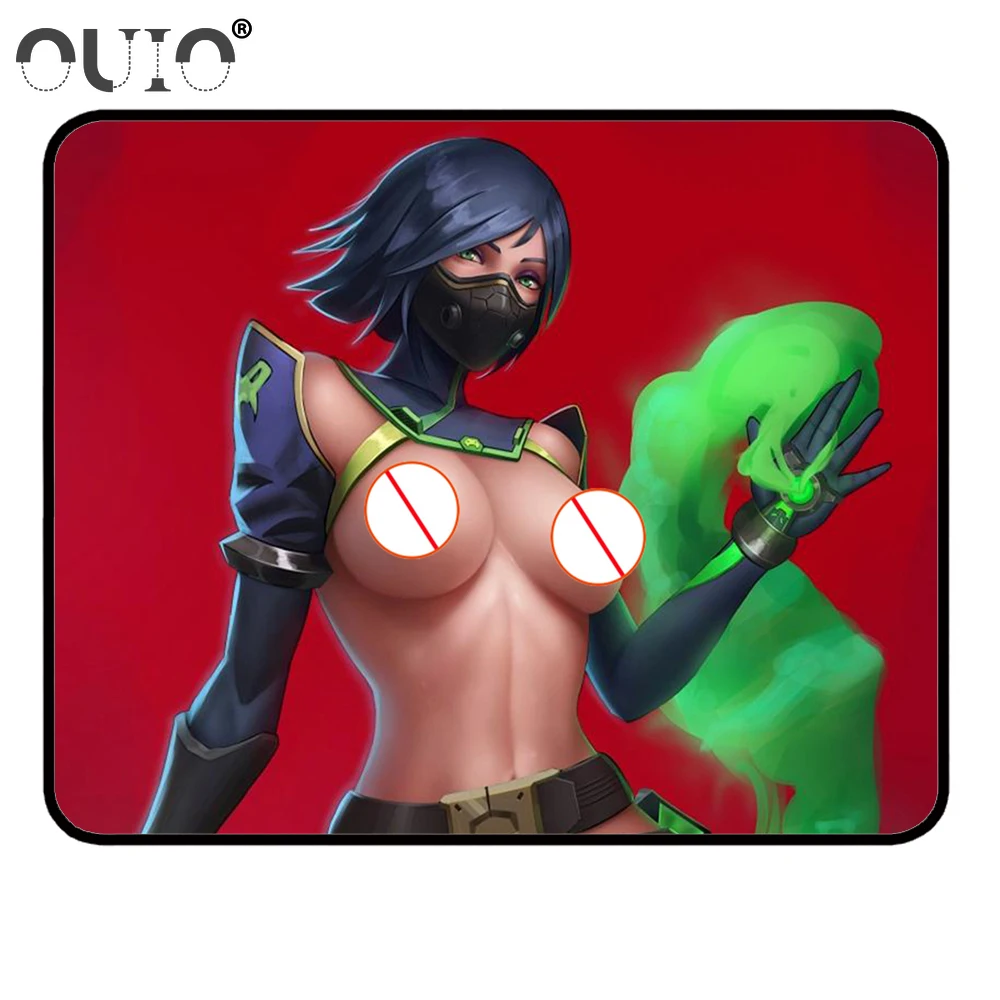 Valorant Sexy Small Mouse Pad Computer Pad Mousepad Cute Kawaii Sexy Naked Girl Big Ass Big Tits Gaming Accessories Carpet Gamer