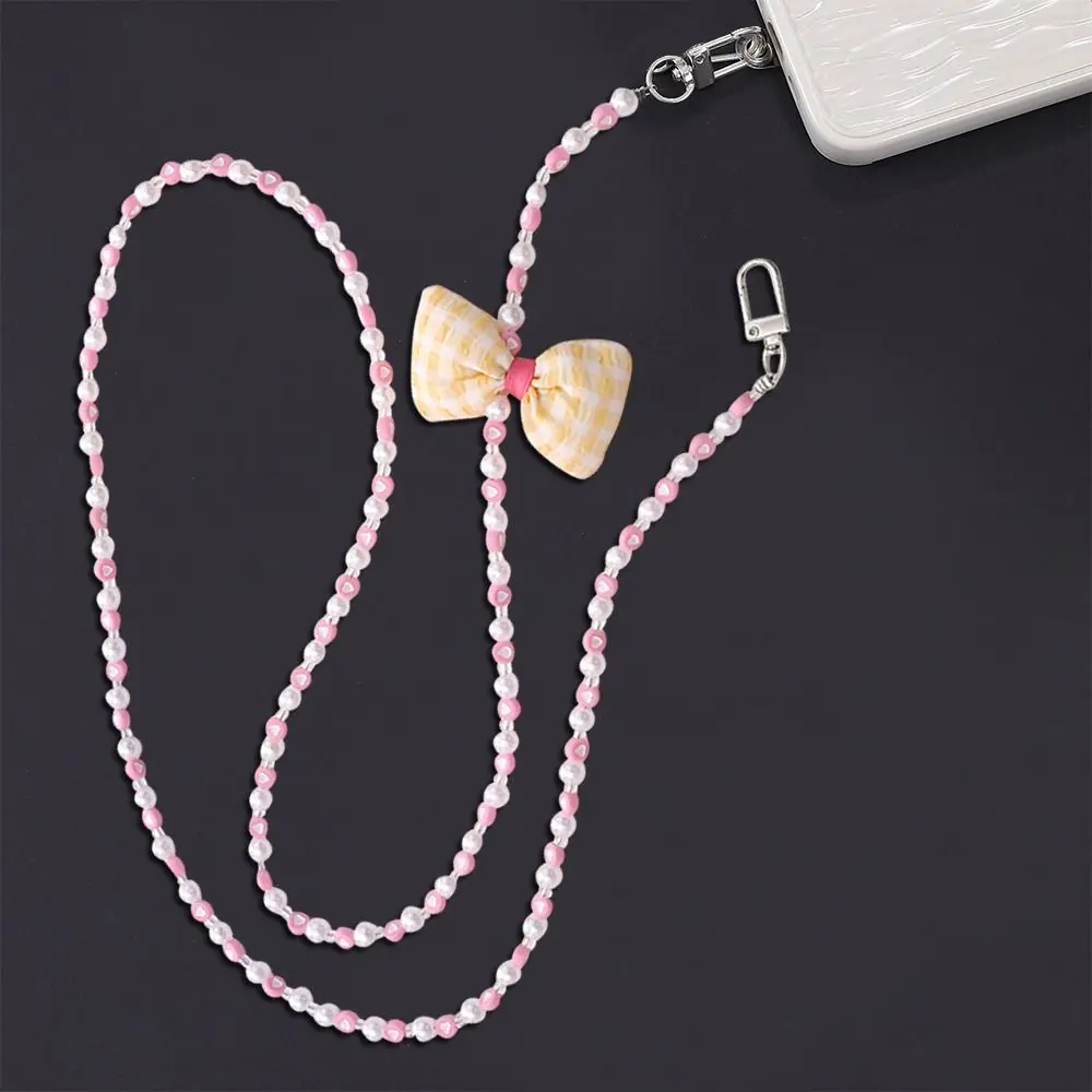 

Модный ремешок для мобильного телефона «сделай сам», акриловая бусина, многофункциональный ремешок для мобильного телефона, портативная сумка-цепочка, чехол для телефона, подвесная веревка