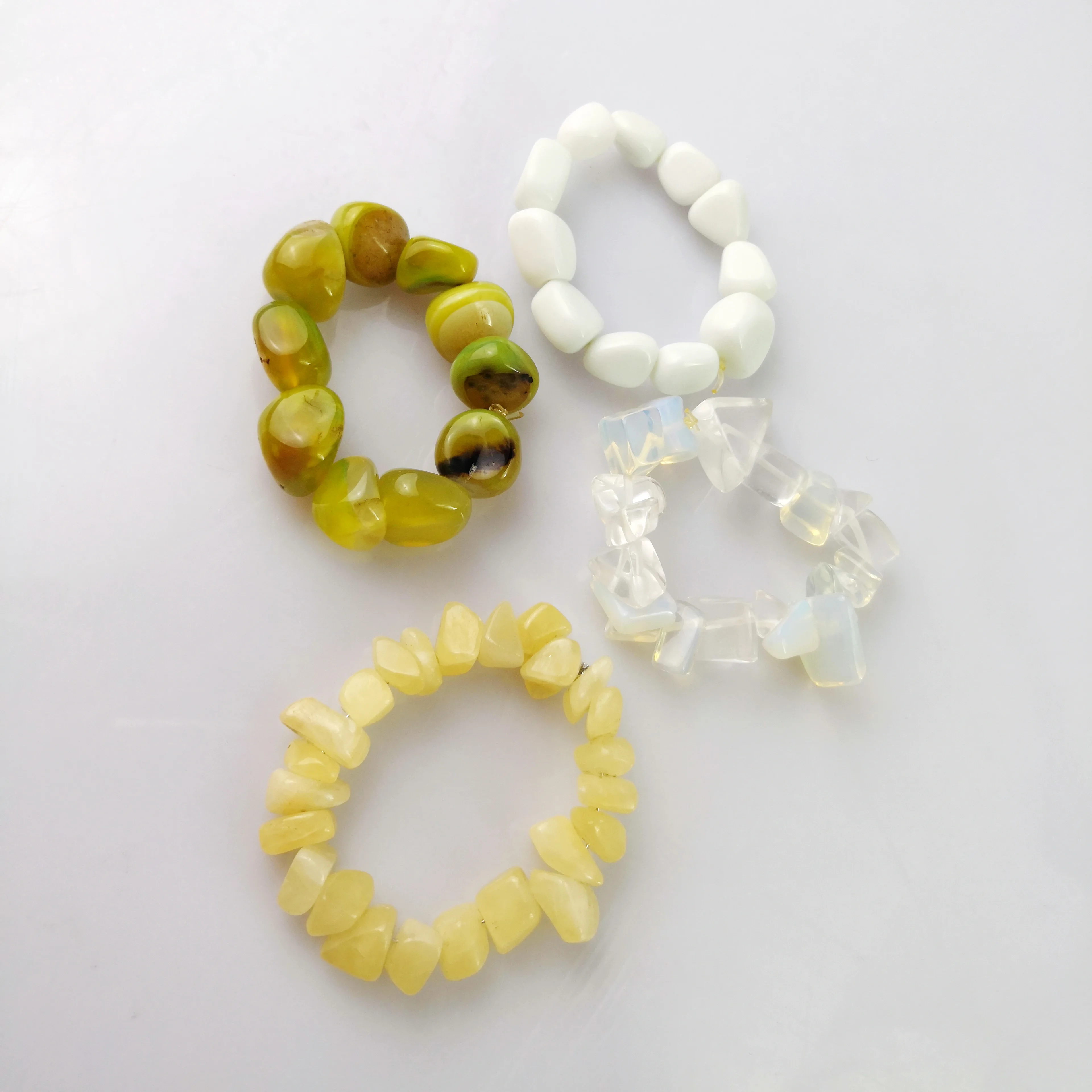 

Free Shipping Natural Stone Napkin Ring 12 Pcs New Design Qn22021901