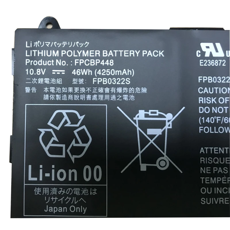 Imagem -05 - Lmdtk Novo Fpcbp448 10.8v Bateria do Portátil para Fujitsu Fpb0322s 46wh Q775 Q736 Q737 Cp67590401